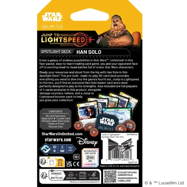 Star Wars Unlimited - Jump to Lightspeed: Han Solo Deck (Inglés) - Image 6