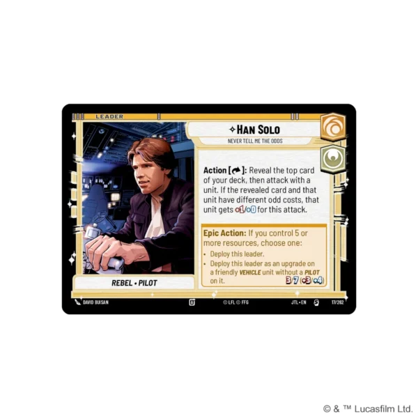 Star Wars Unlimited - Jump to Lightspeed: Han Solo Deck (Inglés) - Image 4
