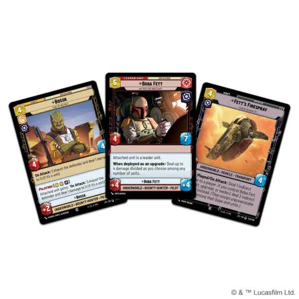 Star Wars Unlimited - Jump to Lightspeed: Boba Fett Deck (Inglés) - Image 4